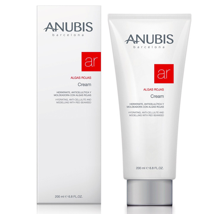 Антицелюлітний моделюючий крем з червоними водоростями ALGAS ROJAS Red Seaweeds Cream Anubis 200ml