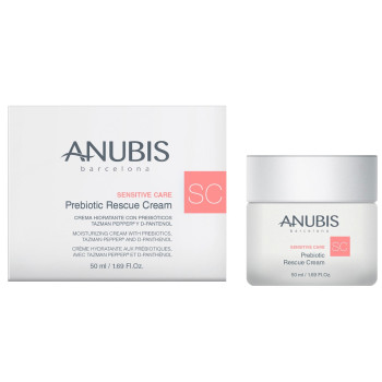 Заспокійливий крем з пребіотиками  Sensitive Care Prebiotic Rescue Cream Anubis 50 мл