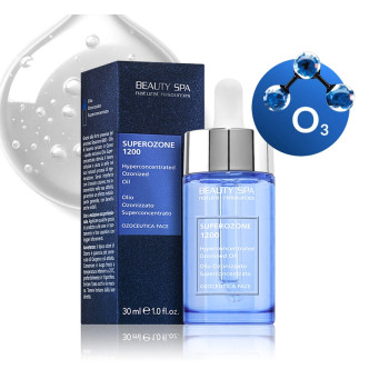 Киснева sos-сироватка Суперозон 1200 з ефектом бустера для всіх типів шкіри обличчя Superozone1200 Beauty Spa 30ml