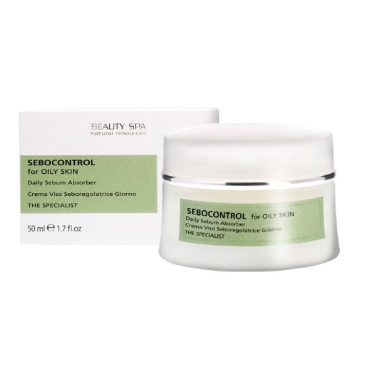 Матируюча безліпідна крем-емульсія Себоконтроль для комбінованої та жирної шкіри Sebocontrol Beauty Spa 50ml
