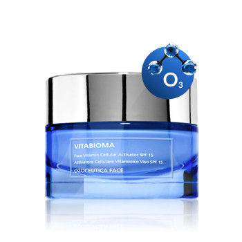 Денний озонований пребіотик-крем Вітабіома СПФ15 для всіх типів шкіри обличчя, унісекс Vitabioma SPF15 Beauty Spa 50ml
