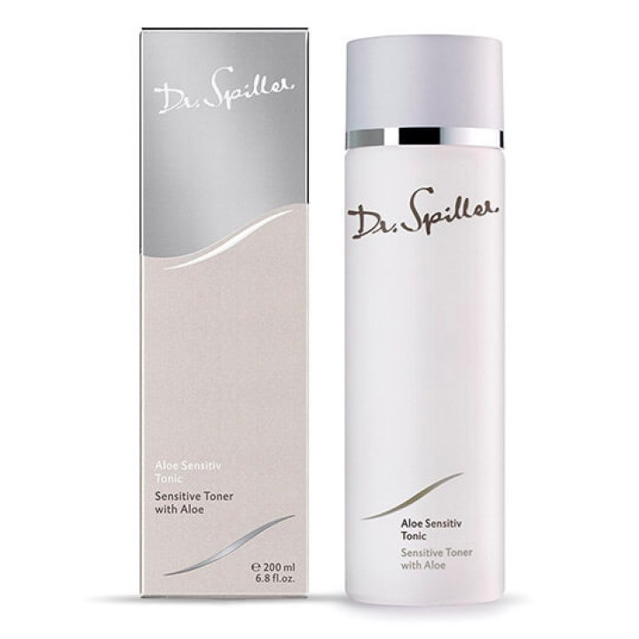 Тонік для чутливої шкіри з екстрактом алое вера Sensitive Toner with Aloe Biomimetic SkinCare Dr.Spiller  200ml
