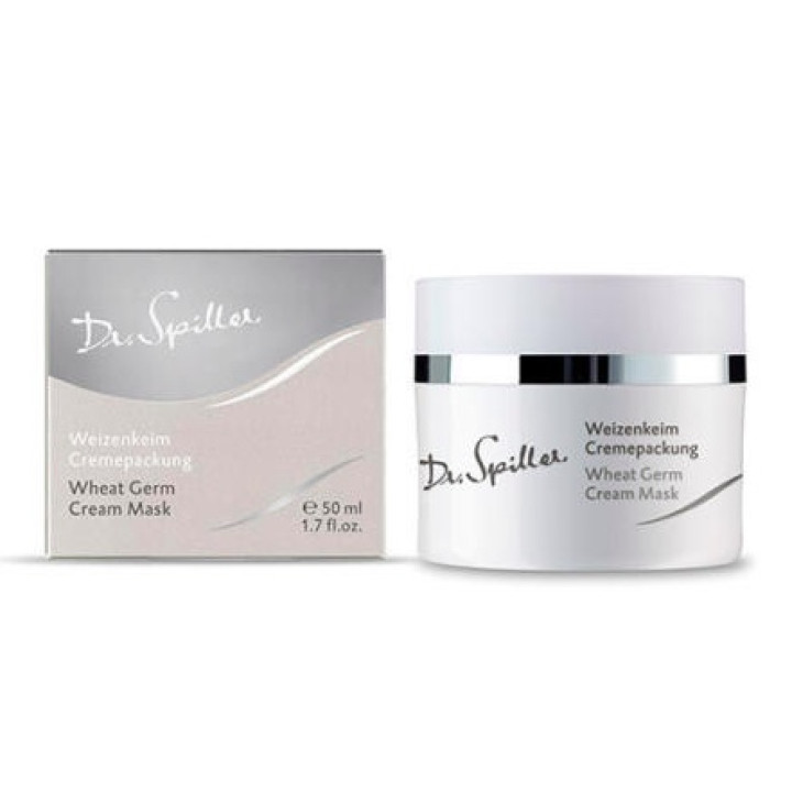 Живильна крем-маска з олією зародків пшениці Wheat Germ Cream Mask Dr Spiller 50ml