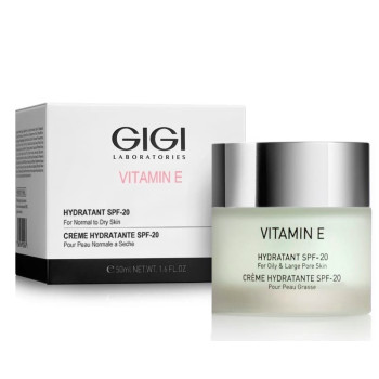 Зволожувач для сухої шкіри Moisturizer for dry skin SPF20 Vitamin E GiGi