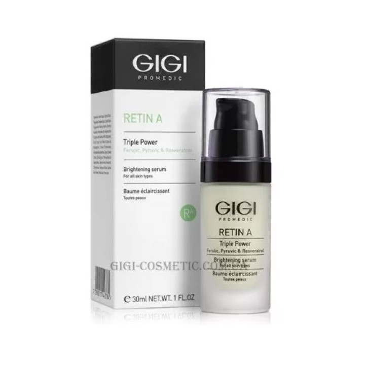 Освітлююча сироватка "Потрійна сила" RetinA Triple Power Brightening Serum GIGI 30ml
