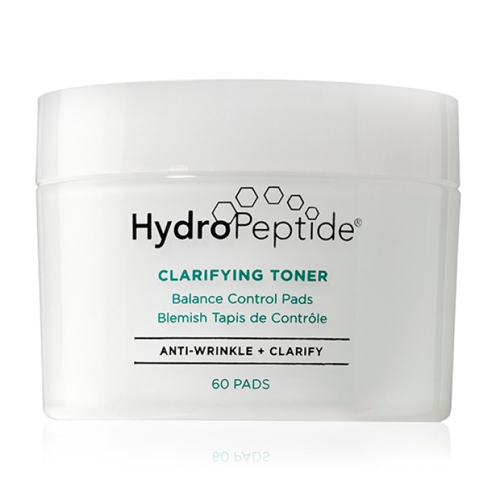 Очищуючий тонер для проблемної шкіри Clarifying Toner HydroPeptide 60 спонжів