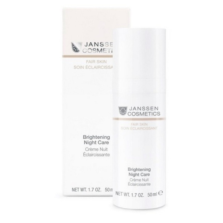 Нічний освітлюючий крем Fair Skin Brighening Night Restore Janssen 50ml 