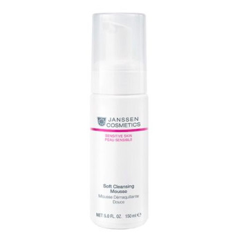 Ніжний мус для вмивання Sensitive Skin Soft Cleansing Mousse Janssen 150мл