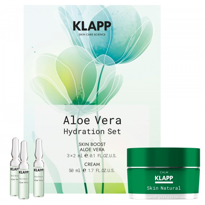Зволожуючий набір "Алое Вера" ALOE VERA SKIN CARE SET Klapp, Код 4115