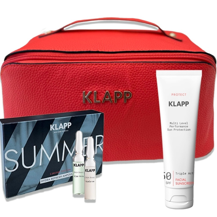 Подарунковий набір Klapp: Концентрати та Сонцезахисний тональний крем SPF 50,  Код 4097