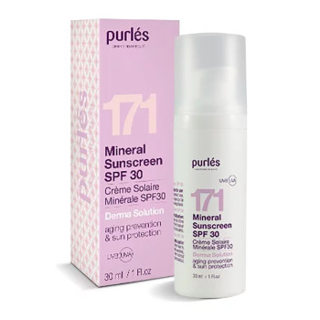 171 Мінеральний сонцезахисний Mineral Sunscreen SPF 30 Purles 30ml