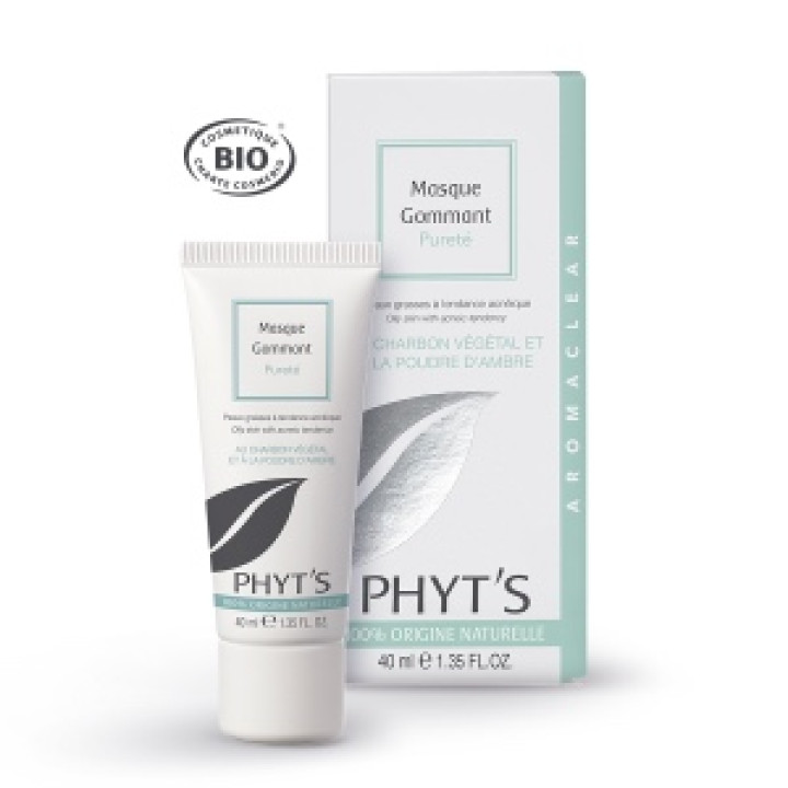Маска-пілінг Пуріте Masque Gommant Purete Phyt's 40ml - Французька органічна косметика для комбінованої, жирної та проблемної шкіри PHYT'S