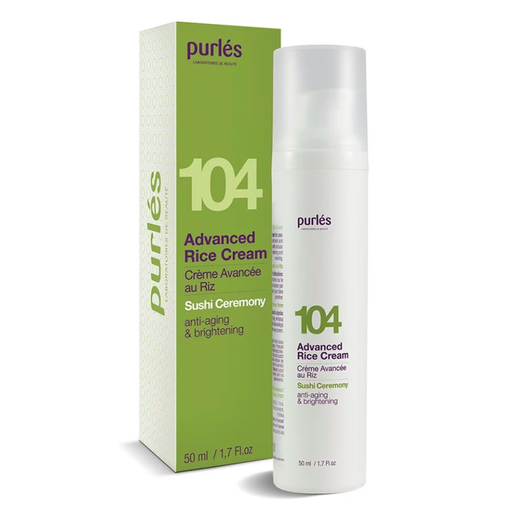 104 Рисовий пом’якшуючий та зволожуючий крем Advanced Rice Cream Purles 50 мл
