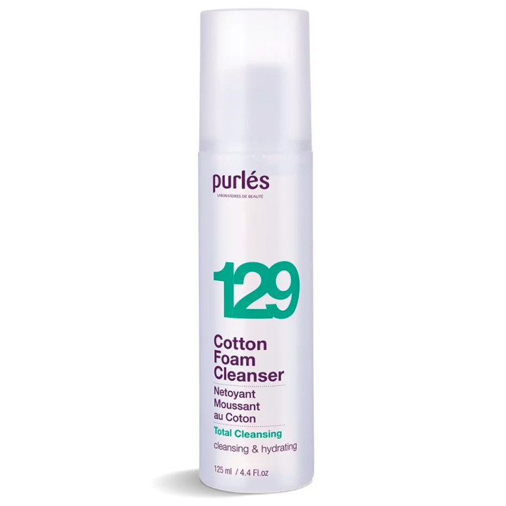 М’яка очищувальна піна-мус  Cotton Soft Foaming Mousse 129 Purles 125 мл