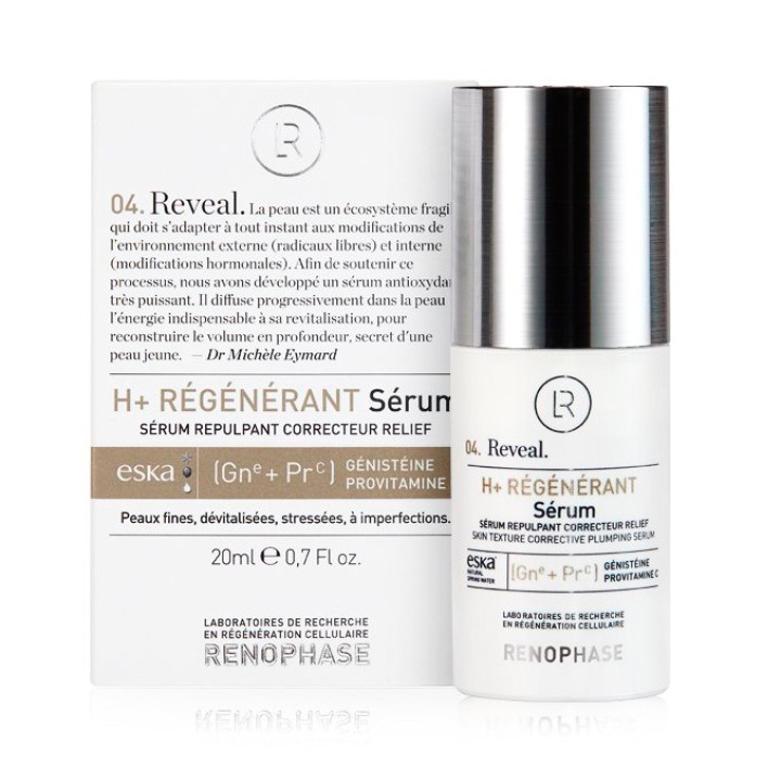 Регенеруюча сироватка для корекції та об'єму рельєфу шкіри H+ REGENERANT Renophase 20ml