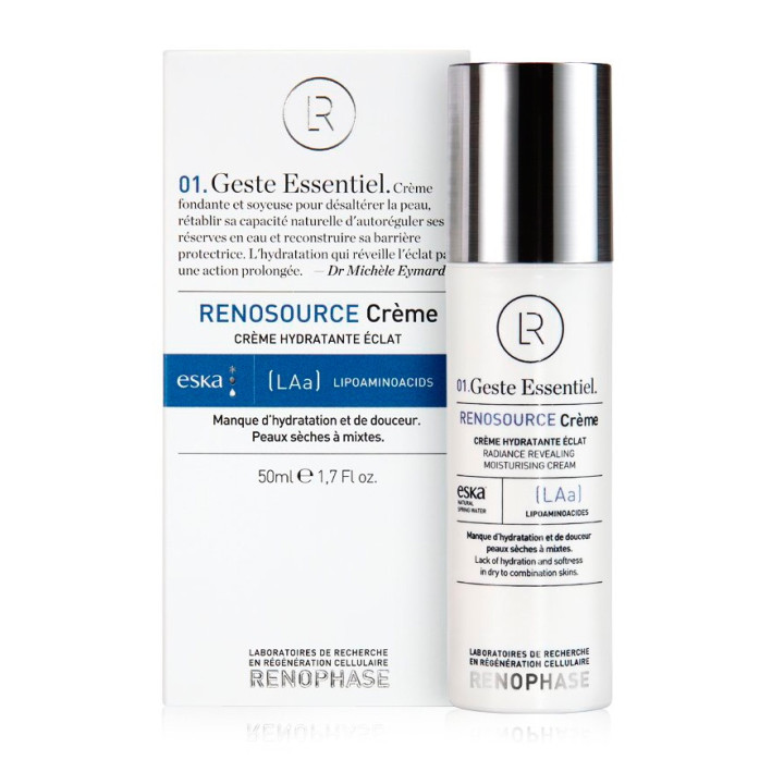 Зволожуючий і відновлюючий крем для нормальної, комбінованої і сухої шкіри Renosource Creme Renophase 50ml