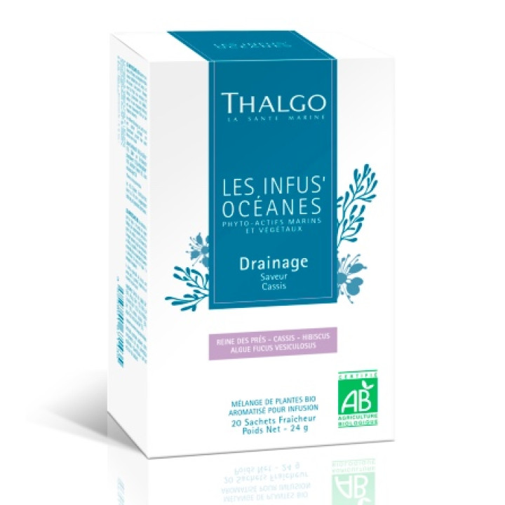 Трав'яний настій Океан дренаж LES INFUS'OCEANES DRAINAGE THALGO, 20 пакетиків