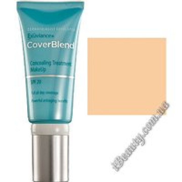 Маскуючий макіяж SPF20 TRUE MAHOGANY - CoverBlend Concealing Treatment Makeup SPF-20 TRUE MAHOGANY, EXUVIANCE, 15 мл
