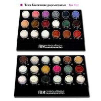 Тіні блискучі розсипчасті Синема, 36 кольорів