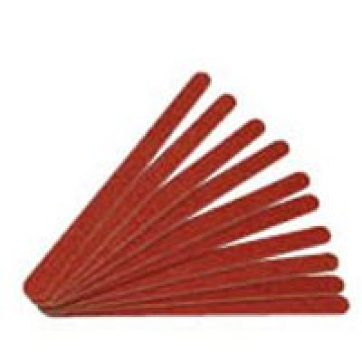 Пилки тонкі на картонній основі (коричневі вузькі) Bellitas, 10 шт