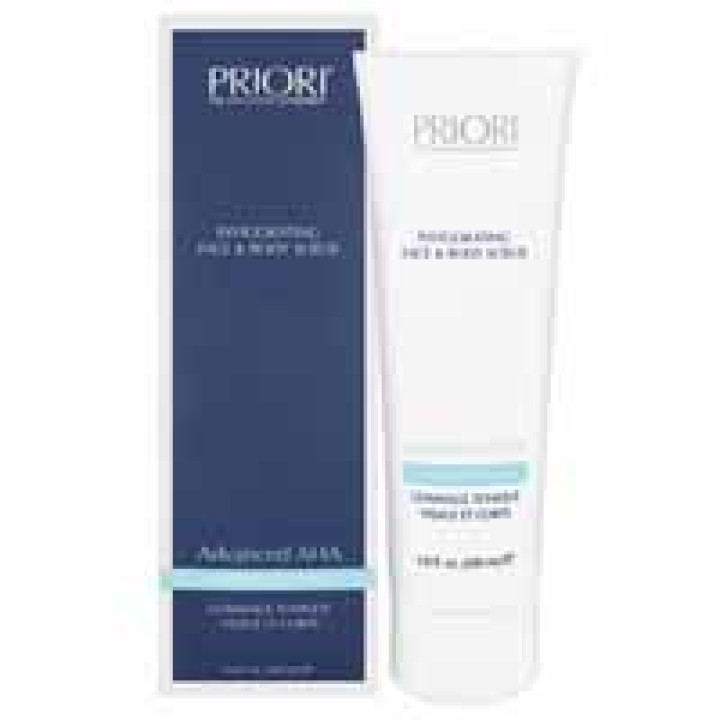 Енергізуючий скраб для обличчя та тіла Invigorating face and body scrub Priori 200ml