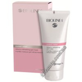 Освіжаюча маска-гель із екстрактом чорниці SWEET RELIEF SWEET RELIEF BILBERRY REFRESHING GEL-MASK Bioline JaTo, 100 ml