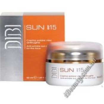 Сонцезахисний крем для обличчя проти зморшок c SPF15 ANTI-WRINKLE SUN CREAM FOR THE FACE SPF 15 - DiBi, 50 гр