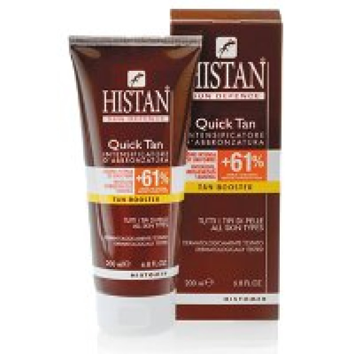 HISTAN Крем QUICK TAN Підсилювач засмаги до та під час перебування на сонці для обличчя та тіла Histomer, 200 мл