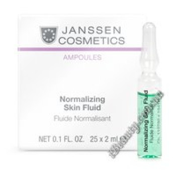 Нормалізуюча сироватка для жирної та комбінованої шкіри Normalizing Fluid Janssen, 25х2мл