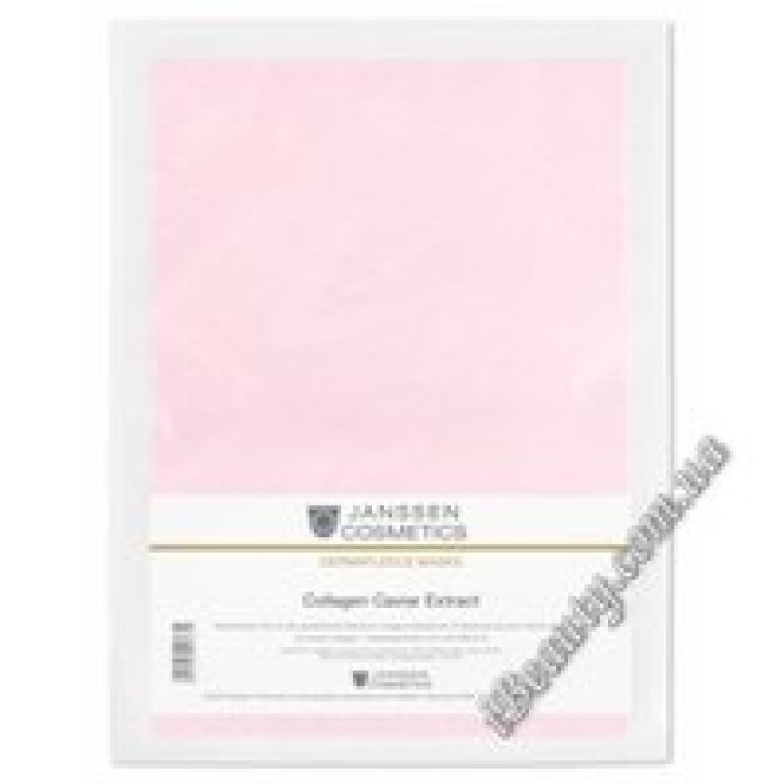 Колаген із екстрактом червоної ікри Collagen Fleece Mask Caviar Janssen, 5шт