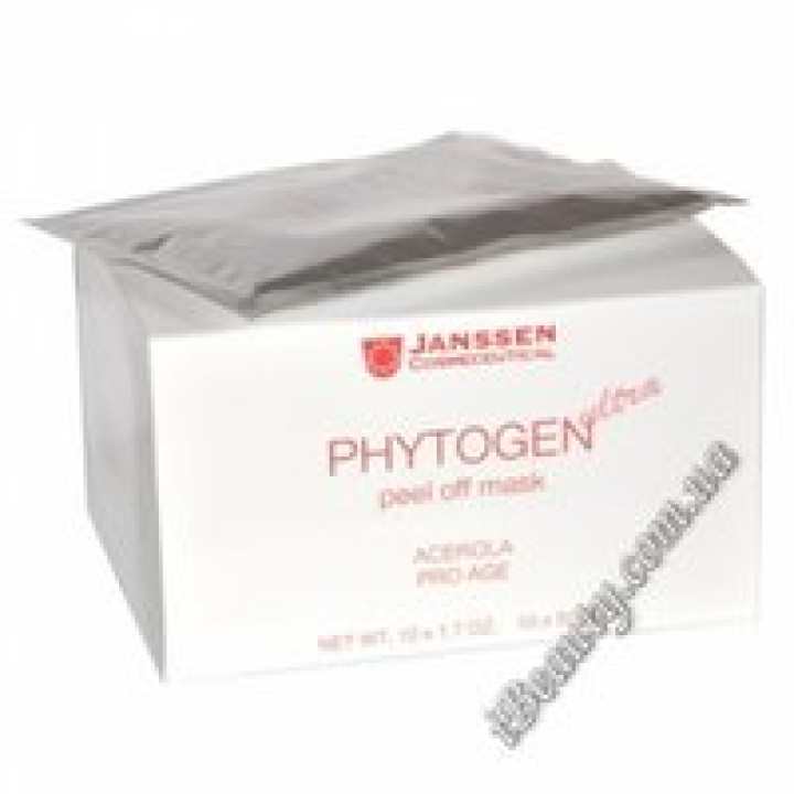 Антивікова маска з Ацеролою та вітаміном С 17% Acerola Pro Age Janssen, 10шт*30г