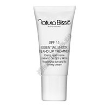 Крем для догляду за сухою шкірою в області очей та губ SPF15 - Essential Shock Eye & Lip Treatment Natura Bisse, 15 мл!