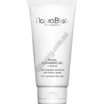 Очищаючий гель для обличчя з АНА - Facial Cleansing Gel AHA Natura Bisse, 200 мл
