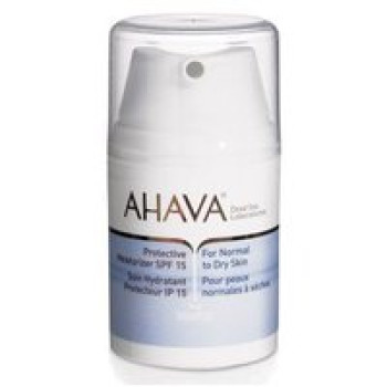 Крем захисний зволожуючий для нормальної та сухої шкіри - Ahava Source Protective Moisturizer SPF15, 50 ml