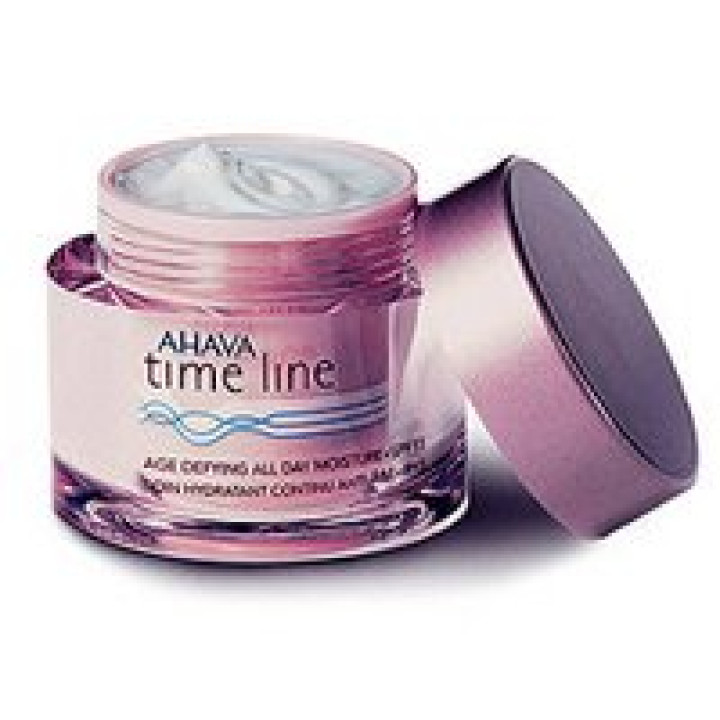 Антивіковий денний зволожуючий крем AHAVA Time Line із SPF 15, 50 мл.