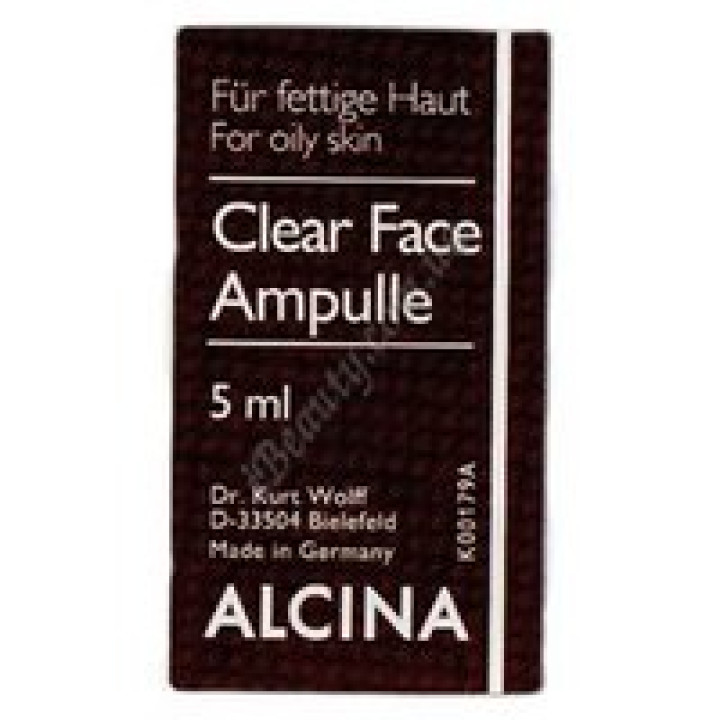 Очищувальні ампули для обличчя Alcina, 5 ml