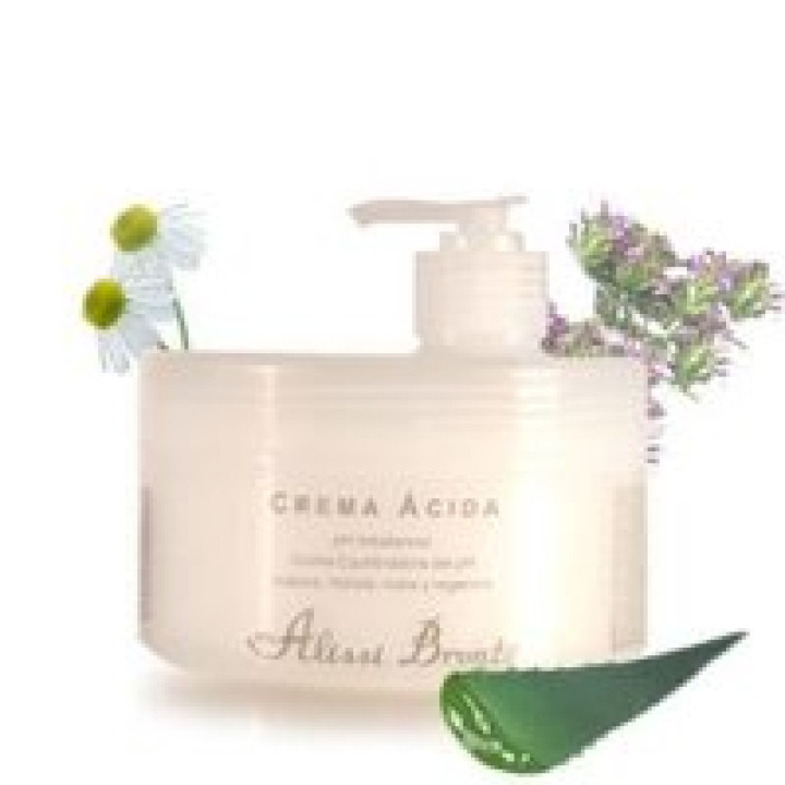 Крем-стабілізатор рівня pH шкіри обличчя та тіла - CREMA ACIDA Alissi Bronte, 500мл