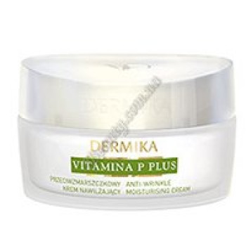 Крем зволожуючий проти зморшок на день/ніч з N-пептидом-15, флавоноїдами та алое Dermika, 50 ml