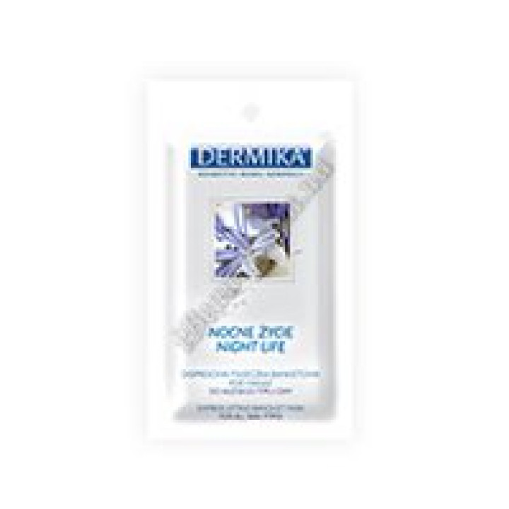 Експрес маска банкетна під макіяж "Нічне життя" Dermika, 2х5мл