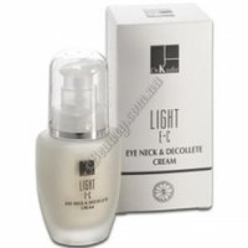 Крем для області навколо очей та шиї з вітамінами Е+С - Light E+C Eye Neck &amp; Decolte Cream Dr. Kadir, 30 ml