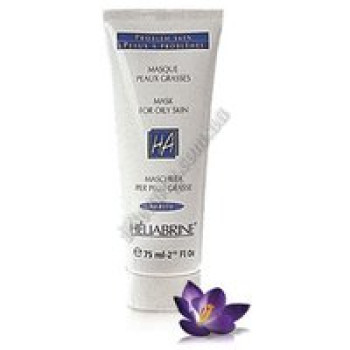 Глибоко очищаюча маска для жирної шкіри з антибактеріальним компонентом Silk Lipesters® - PURIFYING MASK for oily skin Heliabrine, 75 мл