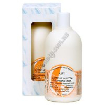 Молочко, що очищає, з гіалуроновою кислотою для всіх типів шкіри (LIFT CLEANSING MILK Hyaluronic Acid) M.Magi, 500 мл.