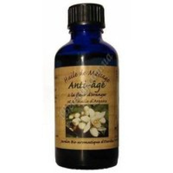 Олія проти зморшок (арганія + ефірні олії гіркого апельсина та ладану) для обличчя Nectarome, 50 мл