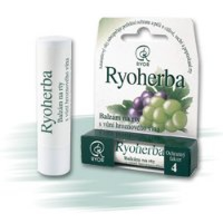 Бальзам для губ 3 види (з ароматом - виногр.череш.мати-і-мачух) Ryor, 5 мл