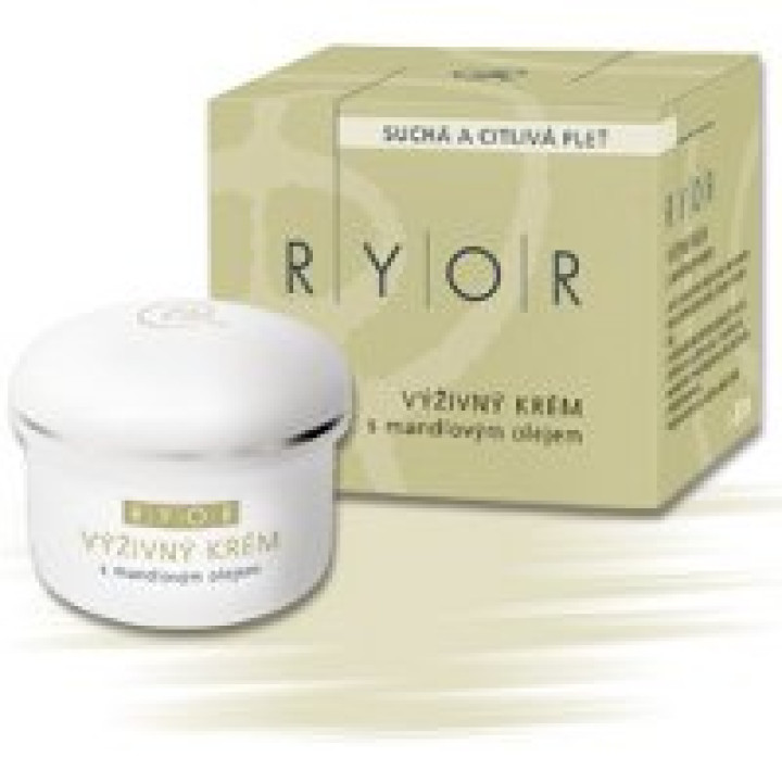 Поживний крем з мигдальним маслом Ryor, 50 мл