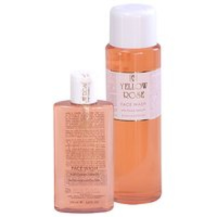 Очищуючий гель для сухої і чутливої шкіри з квітковими екстрактами Face wash pink Yellow Rose 200мл