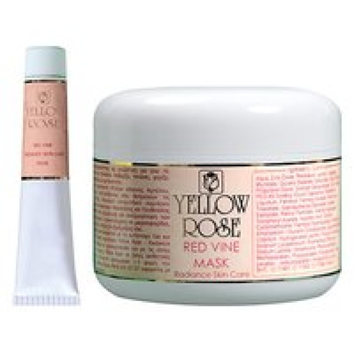 Маска із поліфенолами червоного винограду - Red vine Face Mask Yellow Rose, 50мл