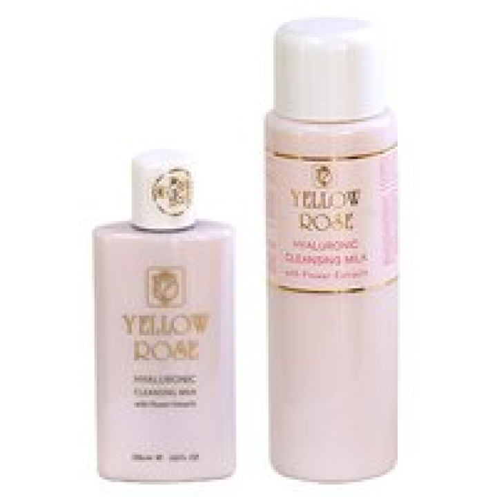 Молочко, що очищає, з гіалуроновою кислотою і квітковими екстрактами - Cleansing Milk with Flower extracts Yellow Rose, 200мл