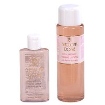 Тонізуючий лосьйон з гіалуроновою кислотою та квітковими екстрактами - Hyaluronik Toning Lotion with Flower extracts Yellow Rose, 200мл