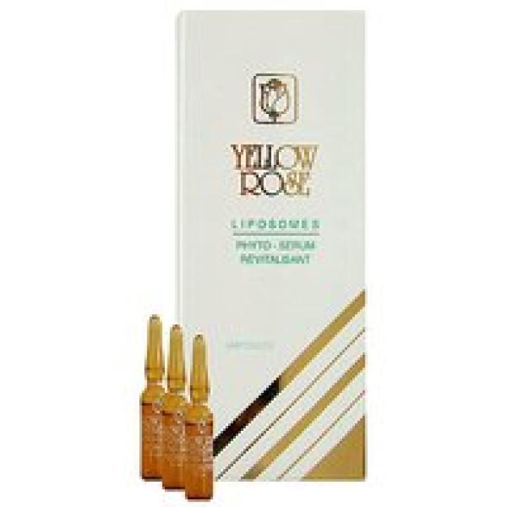 Фіто-сироватка з ліпосомами (розгладжує зморшки, відновлює еластичність та пружність) - Liposomes Phyto-Serum Yellow Rose, 12 амп x 3мл